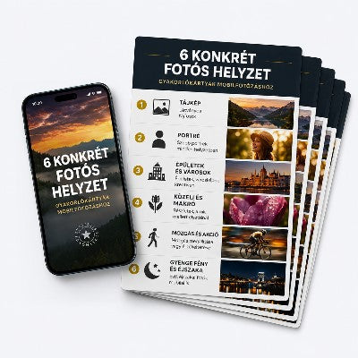 Gyakorló kártyák a fotózáshoz